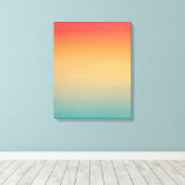 16x20 inch Modern Rainbow Sky Red Yellow Blue Canvas Afdruk (Insitu (Houten vloer))