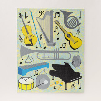 16x20 Instrumentenpuzzel voor kleurenblinden Legpuzzel