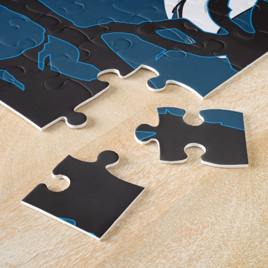 16x20 jousting Knight Puzzle voor kleurenblinden Legpuzzel (Zijkant)