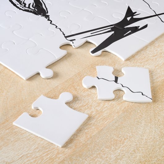 16x20 Lynx en Hare Puzzel voor kleurenblinden Legpuzzel (Zijkant)