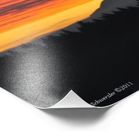 16X20-montagestraal en schaduwen Foto Afdruk (Hoek)