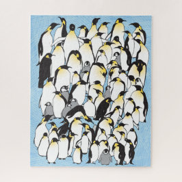 16x20 Penguin Puzzle voor kleurenblinden Legpuzzel