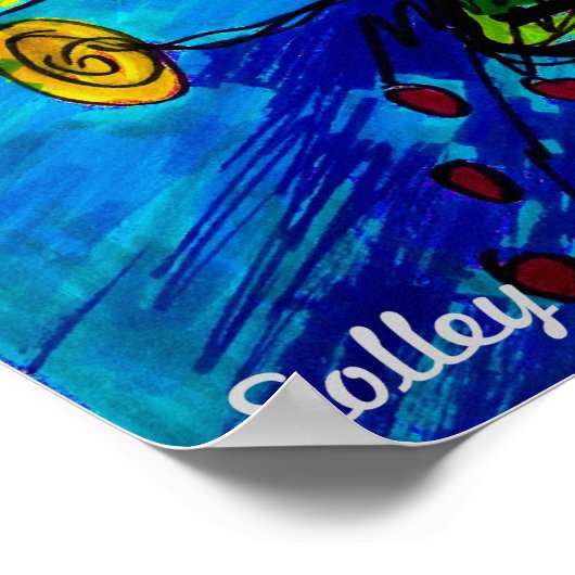 16x20 Poster gele Tulpen (Hoek)