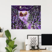 16x20 Poster Lantaarn skiën (Thuiskantoor)