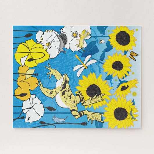 16x20 Spring Garden Puzzel voor kleurblinden Legpuzzel (Horizontaal)