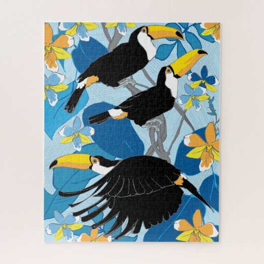 16x20 Toucans Puzzle for Colorblind People Legpuzzel (Verticaal)