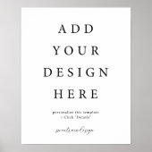 16x20" Verticaal/Portret Poster Bord (Voorkant)