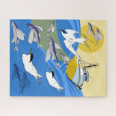 16x20 Vist Puzzle voor kleurenblinden Legpuzzel (Horizontaal)