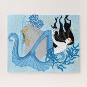 16x20 Zeemeermin Puzzle voor kleurenblinden Legpuzzel (Horizontaal)