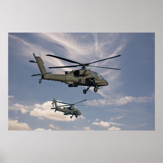 16x24 Afdrukken van militaire helikopters Poster (Voorkant)