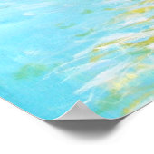 16x24 Triptych Deel 1 Abstracte schilderkunst Afdr Poster (Hoek)