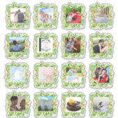 16x WEDDING PHOTO Journal Planner Tropische blader Sticker (Voorkant)
