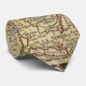 1700 AD OUDE WERELDKAART Stropdas Collectie (Opgerold)