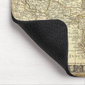 1700 ANTIEK Wereldkaart Mousepad Muismat (Hoek)