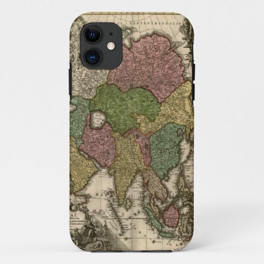 1700 Wereldkaart iPhone 5 Hoesje (Achterkant)