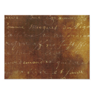 1700s Frans parkpapier voor golfkarton Foto Afdruk