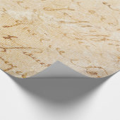 1700s  Franse Antiek achtergrond van het Manuscrip Cadeaupapier (Hoek)