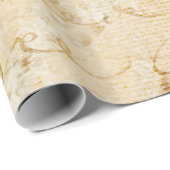 1700s  Franse Antiek achtergrond van het Manuscrip Cadeaupapier (Rol Hoek)