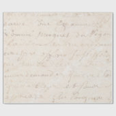 1700s Franstalig verouderingspapier voor Retro Sc Cadeaupapier (Vlak)