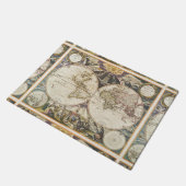 1702 Een nieuwe wereldkaart Deurmat (Schuin)