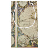 1702 Een nieuwe wereldkaart Klein Cadeauzakje (Achterkant)