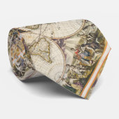 1702 Een nieuwe wereldkaart Stropdas (Opgerold)