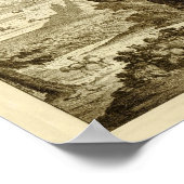 1708 Wereldkaart van Jean Baptiste Nolin Poster (Hoek)