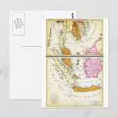 1710 Ottens Kaart van Zuidoost-Azië Singapore Thai (Voorkant / Achterkant)