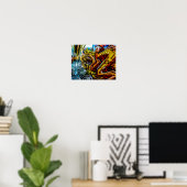 1711 COLORFUL STREET GRAFFITI GANGSTER CITY WALLS POSTER (Thuiskantoor)