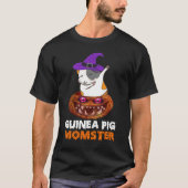 171 Guinea Pig Momster Pompoen Monster Funny Hallo T-shirt (Voorkant)