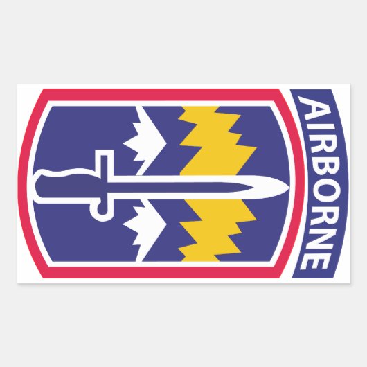 171e Infanteriebrigade - Luchtvaart Rechthoekige Sticker (Voorkant)