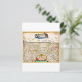 1720 Funck Map of Israel Palestine Heilige Land Briefkaart (Staand voorkant)