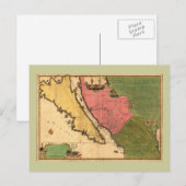 1720 Map - La Californie ou Nouvelle Caroline Briefkaart (Voorkant / Achterkant)