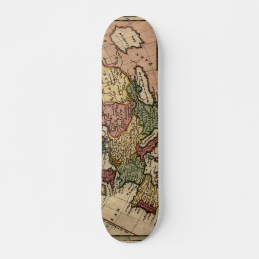 1721 Kaart van Europa Skateboard (Voorkant)