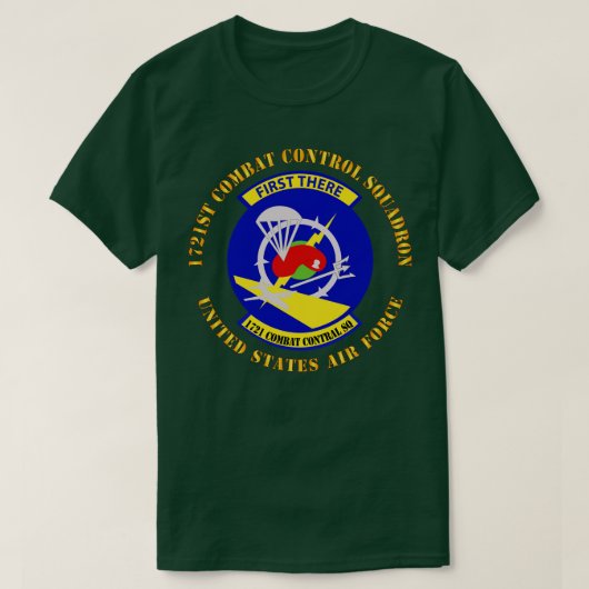 1721e Combat Control Squadron SSI X T-shirt (Design voorkant)