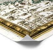 1723 Malta-kaart Poster (Hoek)