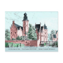 1729 A. de Haen Dutch Kasteel WESTERVELT Briefkaar