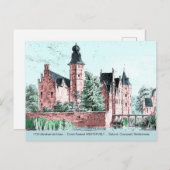 1729 A. de Haen Dutch Kasteel WESTERVELT Briefkaar Briefkaart (Voorkant / Achterkant)