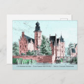 1729 A. de Haen Dutch Kasteel WESTERVELT Briefkaar Briefkaart (Voorkant / Achterkant)