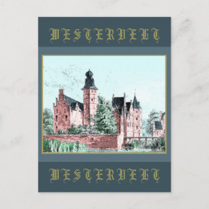 1729 A. de Haen Dutch Kasteel WESTERVELT Briefkaart