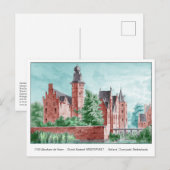 1729 A. de Haen Dutch Kasteel WESTERVELT Postcard Briefkaart (Voorkant / Achterkant)