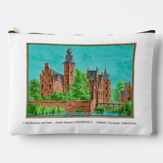 1729 A. de Haen Nederlands Kasteel WESTERVELT .... Etui (Voorkant)