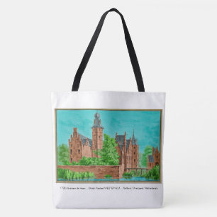 1729 A. de Haen Nederlands Kasteel WESTERVELT .... Tote Bag