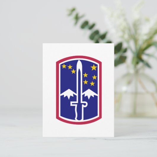 172e Infanteriebrigade Briefkaart (Staand voorkant)