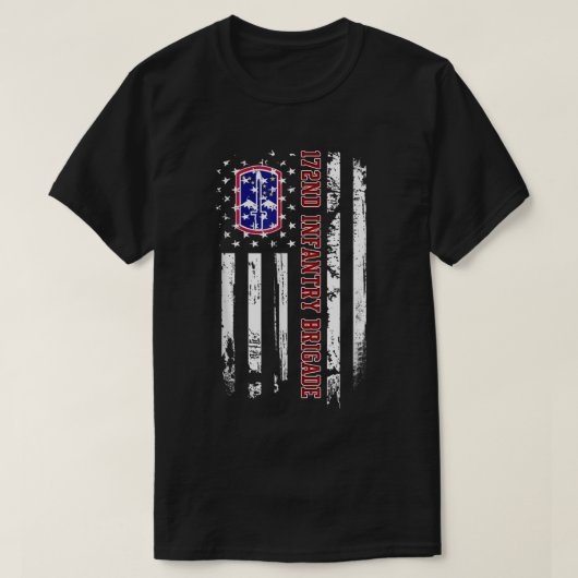 172e Infanteriebrigade Veteran USA Veterans D.D. T-shirt (Design voorkant)