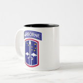 172nd Airborne Tshirt Army Tweekleurige Koffiemok (Voorkant links)