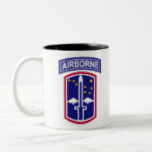 172nd Airborne Tshirt Army Tweekleurige Koffiemok (Links)