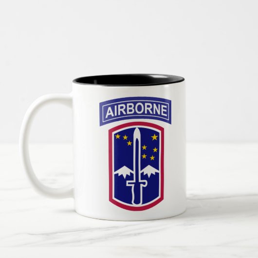 172nd Airborne Tshirt Army Tweekleurige Koffiemok (Links)