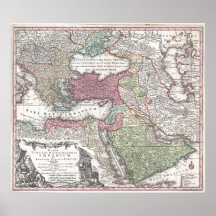 1730 Ottomaans Rijk Poster