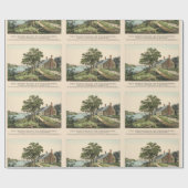  1732 George Washington Birthplace Pattern Cadeaupapier (Vlak)